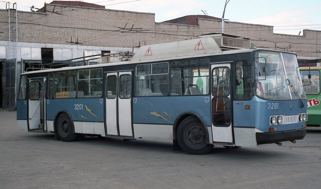 Samara, SZTM Nr 3201; Samara — Historical photos — Tramway and Trolleybus (1992-2000); Samara — Trolleybus depot # 3