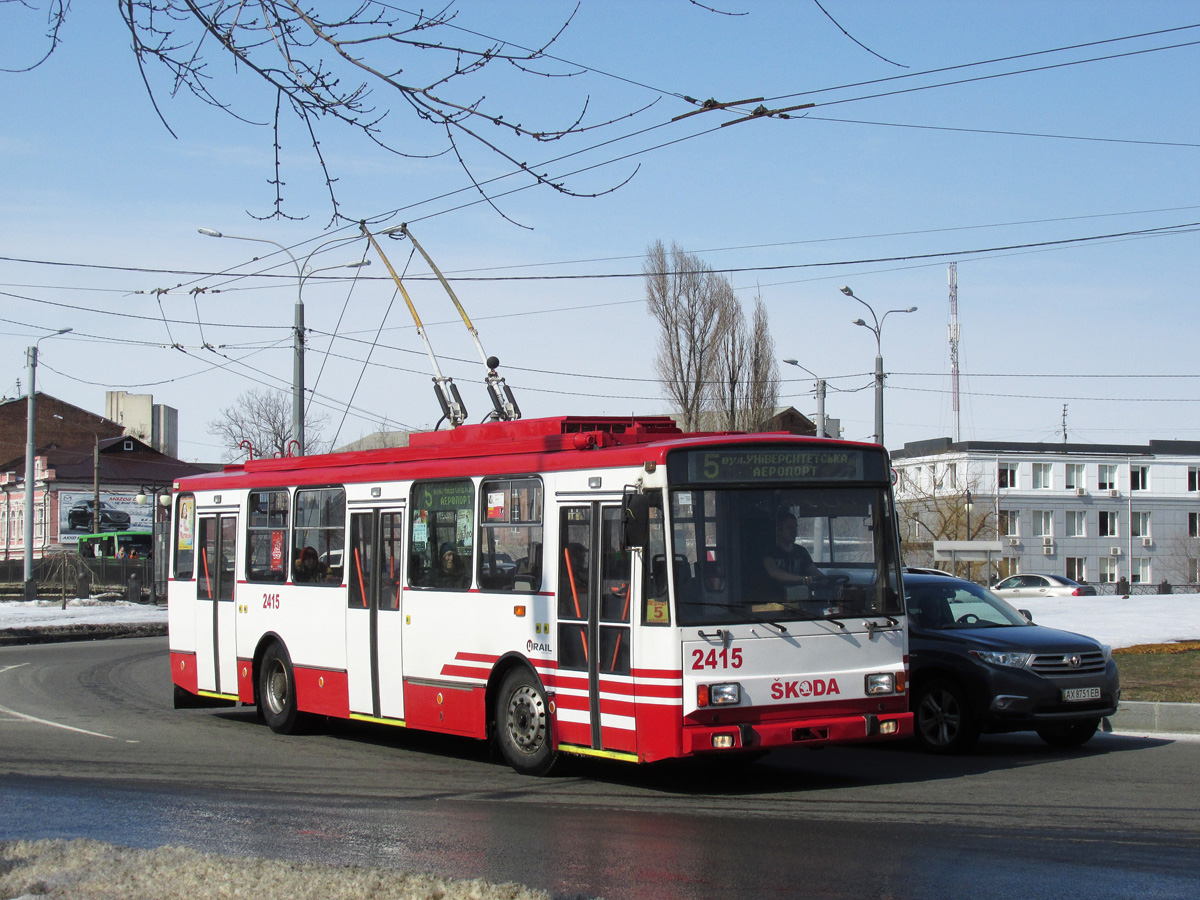 Харьков, Škoda 14TrM № 2415