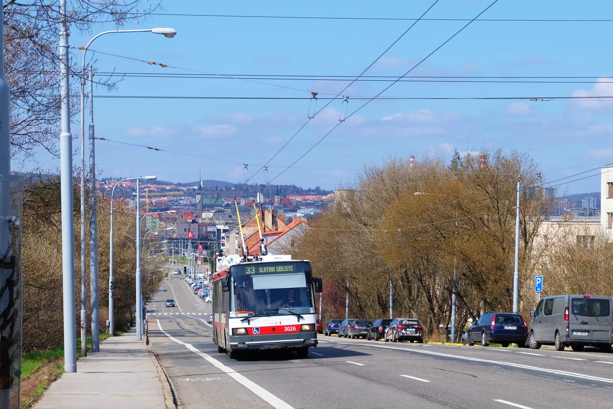 Брно, Škoda 21Tr № 3026