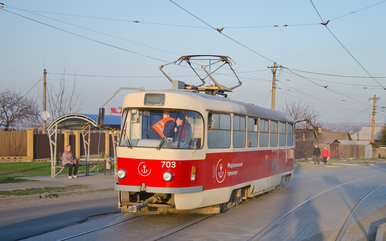 Мариуполь, Tatra T3SUCS № 703; Мариуполь — Происшествия