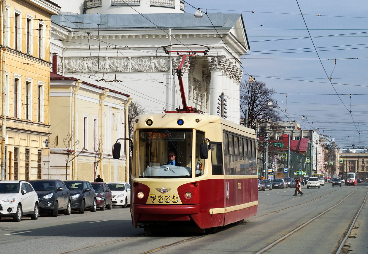 Санкт-Петербург, ЛМ-68М2 (мод. СПб ГЭТ) № 7653 Санкт-Петербург, ЛМ-68М2 (мод. СПб ГЭТ) № 7653