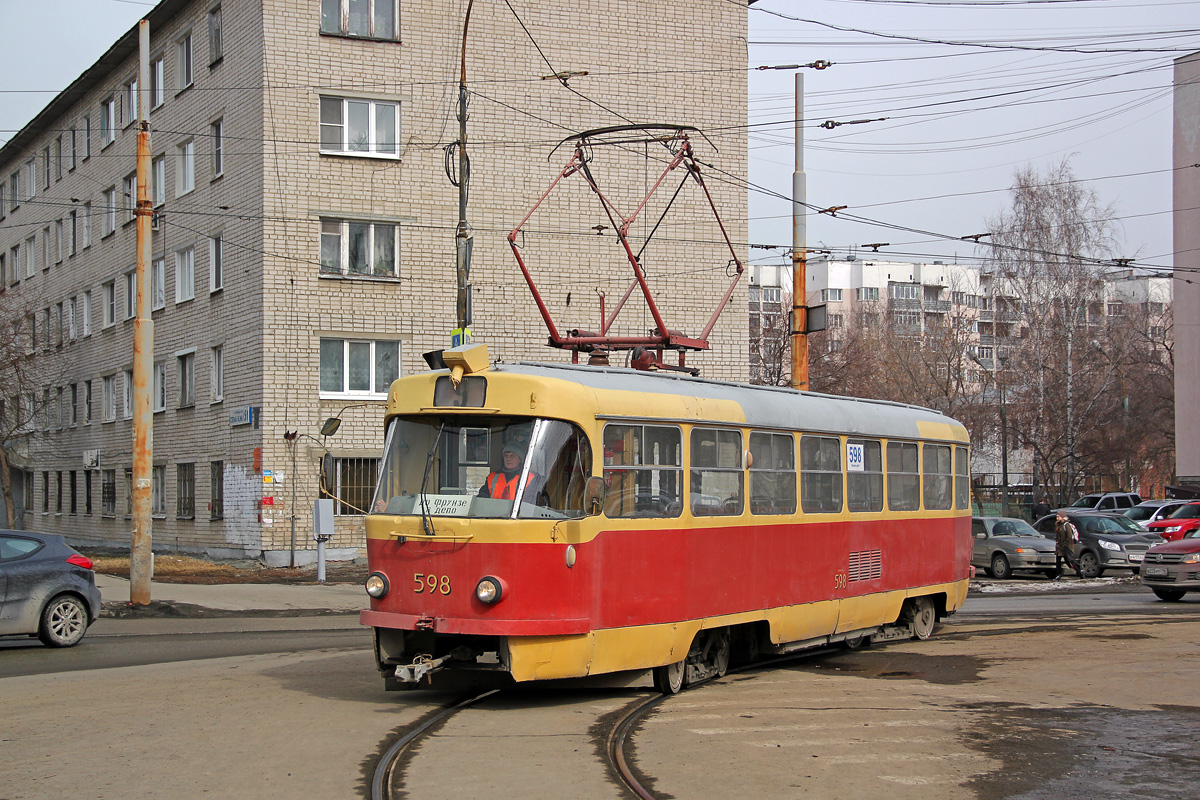 Екатеринбург, Tatra T3SU № 598