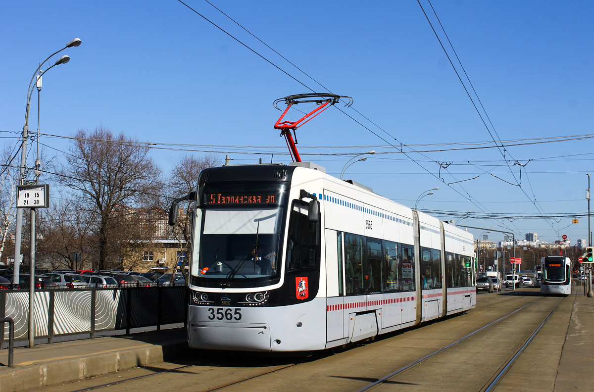 Москва, 71-414 (Pesa Fokstrot) № 3565