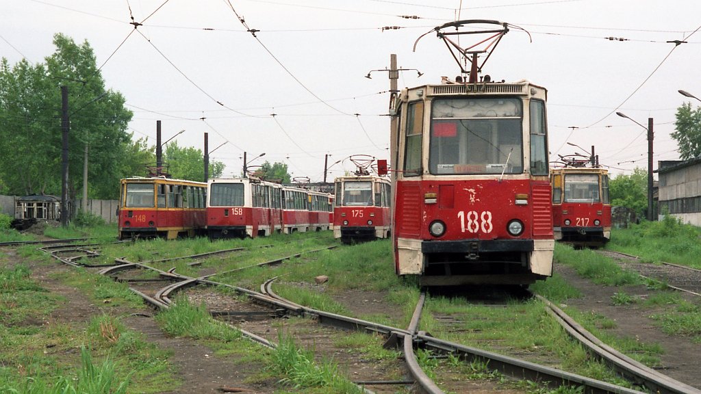 Бийск, 71-605 (КТМ-5М3) № 158; Бийск, 71-605 (КТМ-5М3) № 188