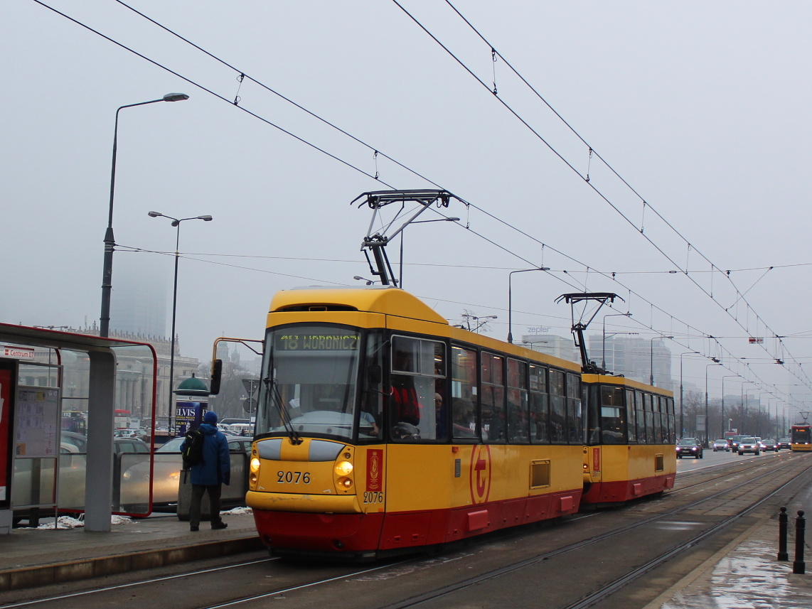 Варшава, Konstal 105N2k/2000 № 2076