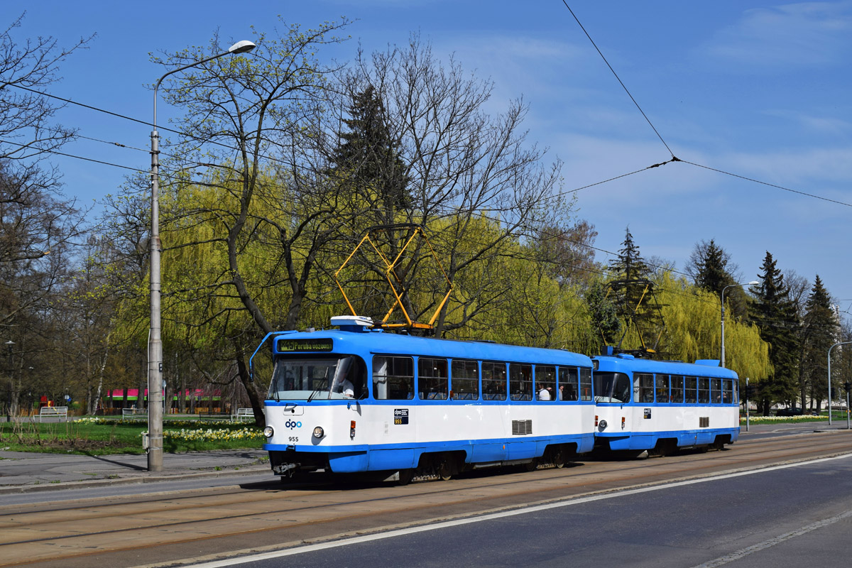 Острава, Tatra T3SUCS № 955; Острава, Tatra T3SUCS № 911