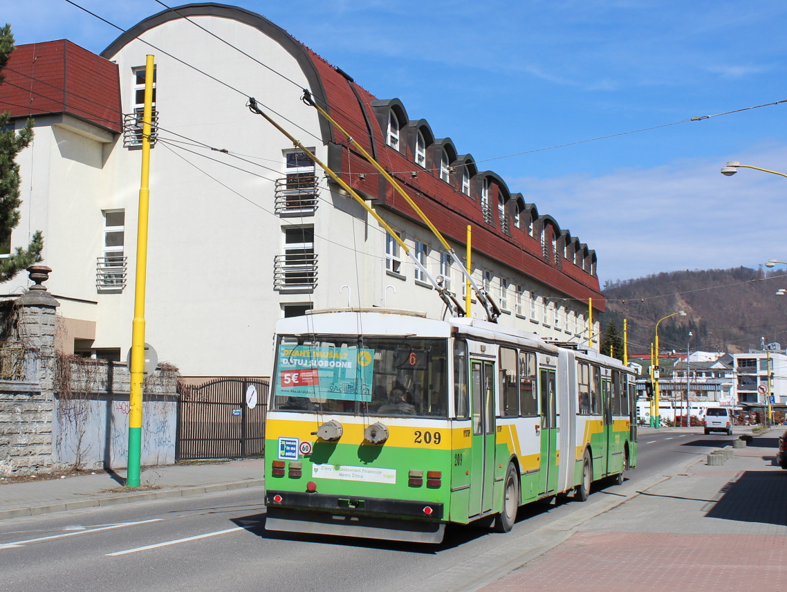 Жилина, Škoda 15Tr10/7 № 209