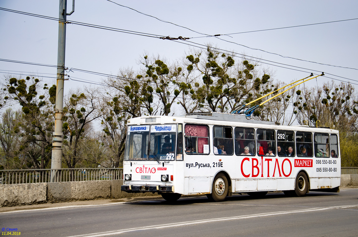 Черновцы, Škoda 14Tr89/6 № 292