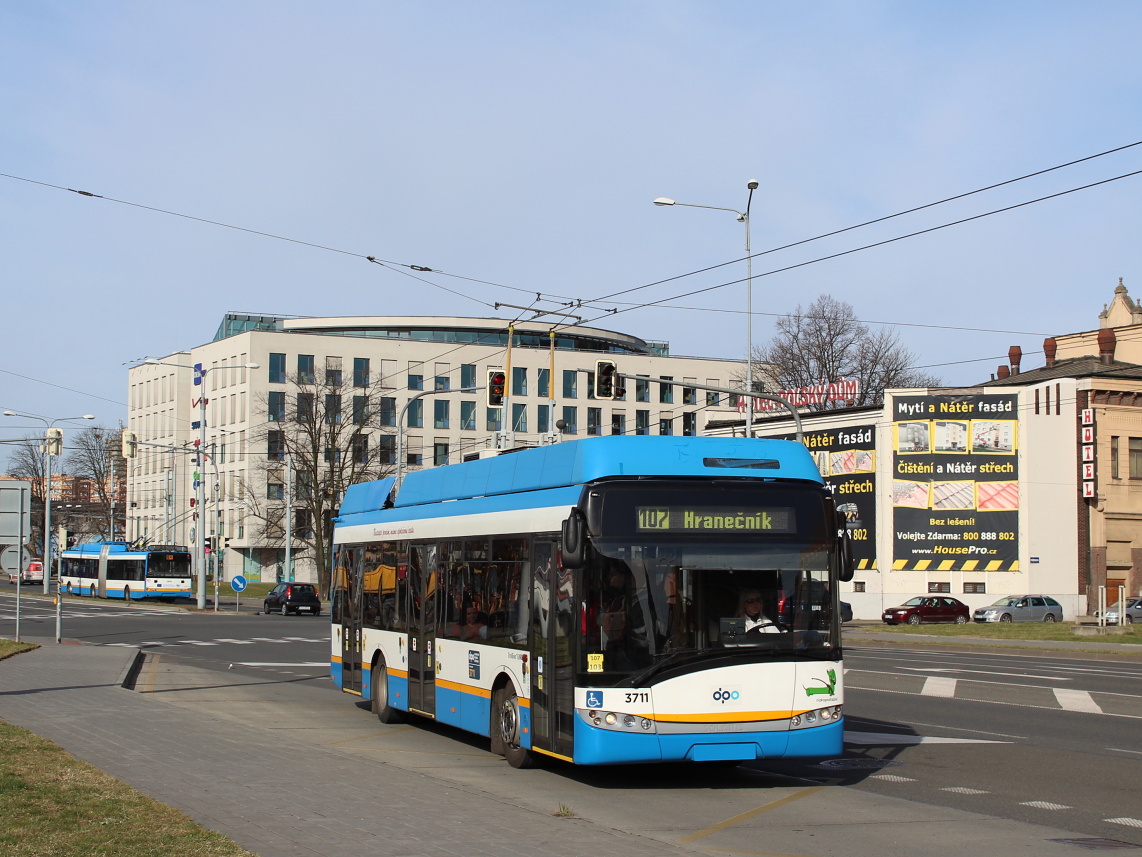 Острава, Solaris Trollino III 12 AC № 3711