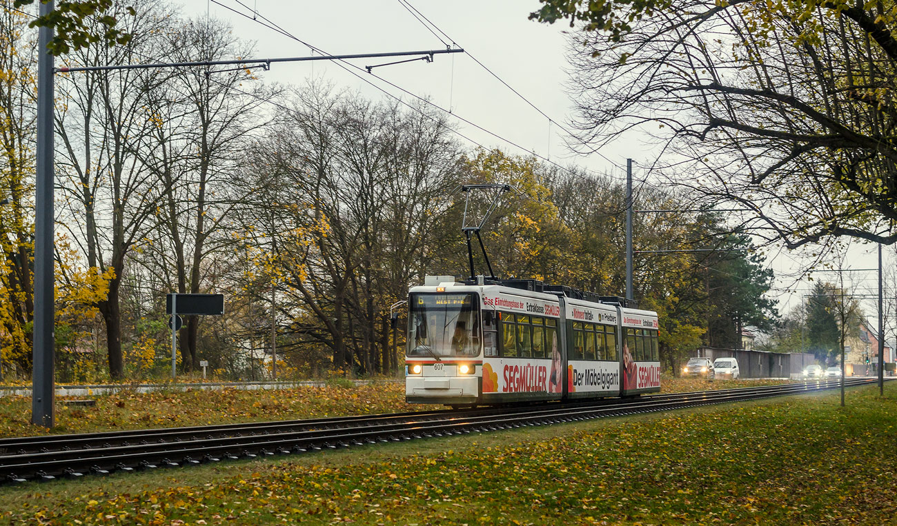 Аугсбург, Adtranz GT6M № 607