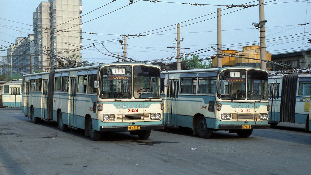 Beijing, Beijing BD 562 № 2624; Beijing, Beijing BD 562 № 2593; Beijing — End station and loops; Beijing — Historical Photos