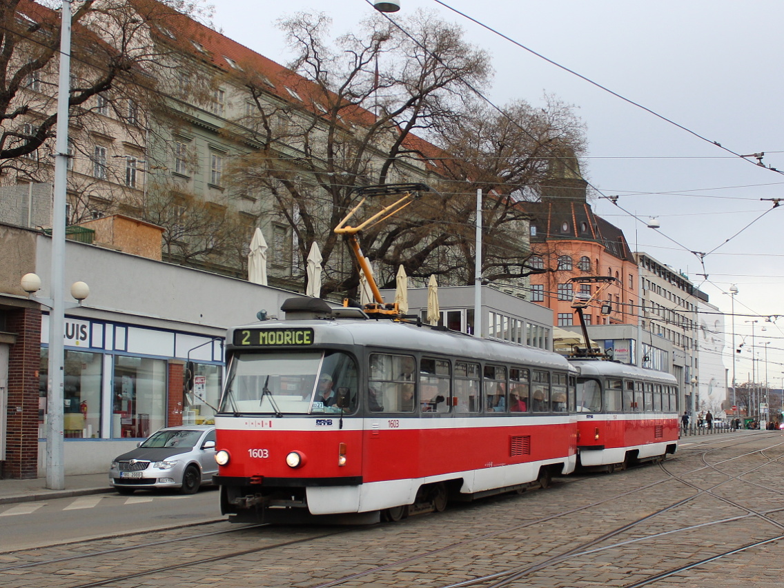 Brno, Tatra T3R.PV # 1603