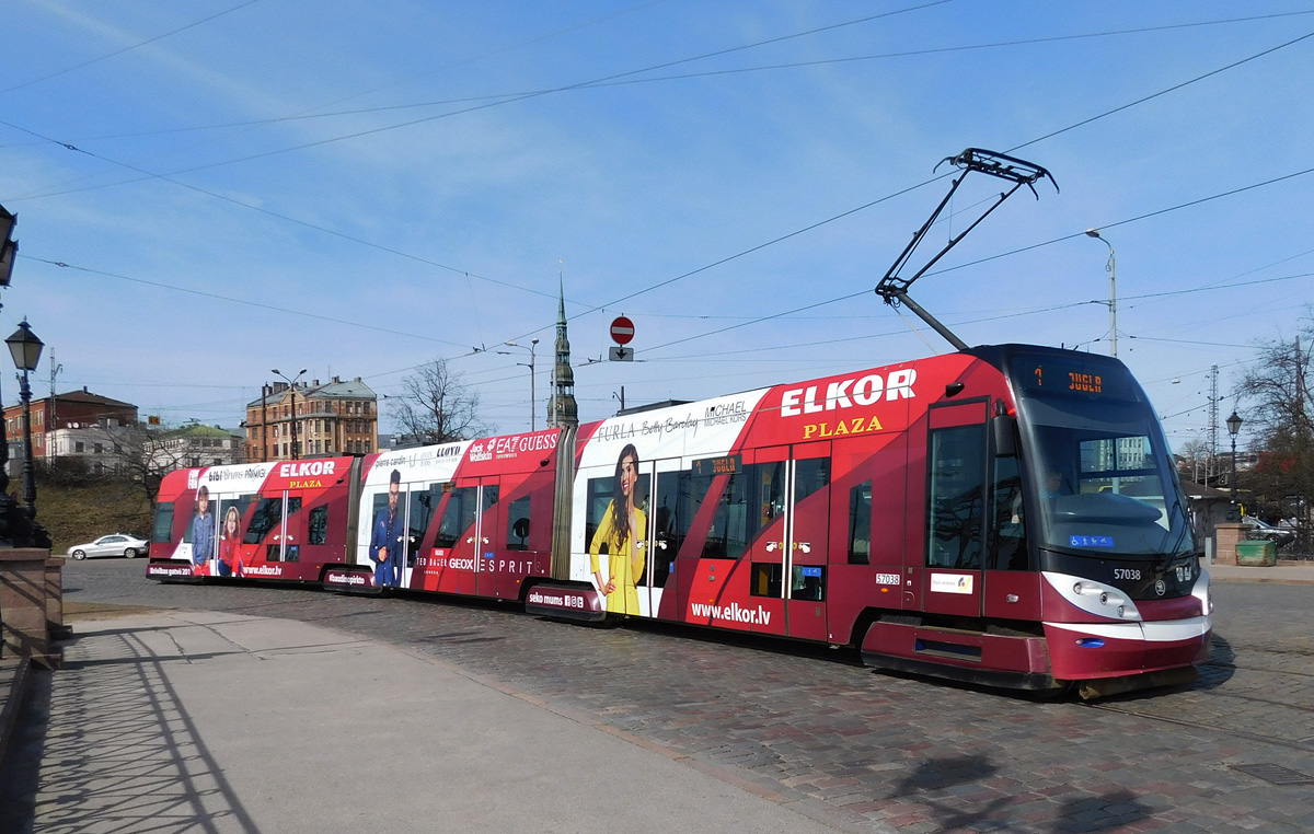 Riga, Škoda 15T ForCity Alfa Riga Nr. 57038