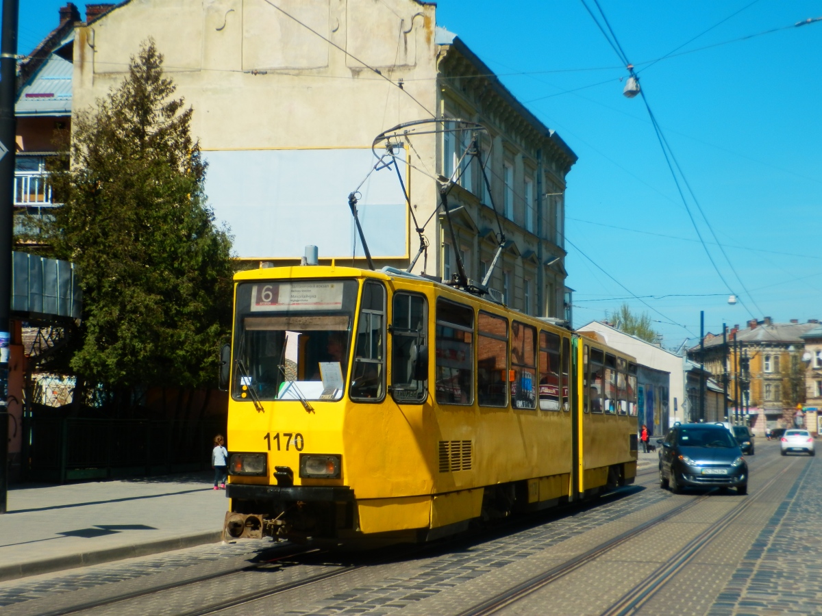 Львов, Tatra KT4D № 1170