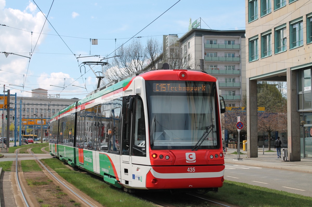 Хемниц, Vossloh Citylink № 435; Хемниц — Трамвайно-железнодорожная система «Хемницер Модель»