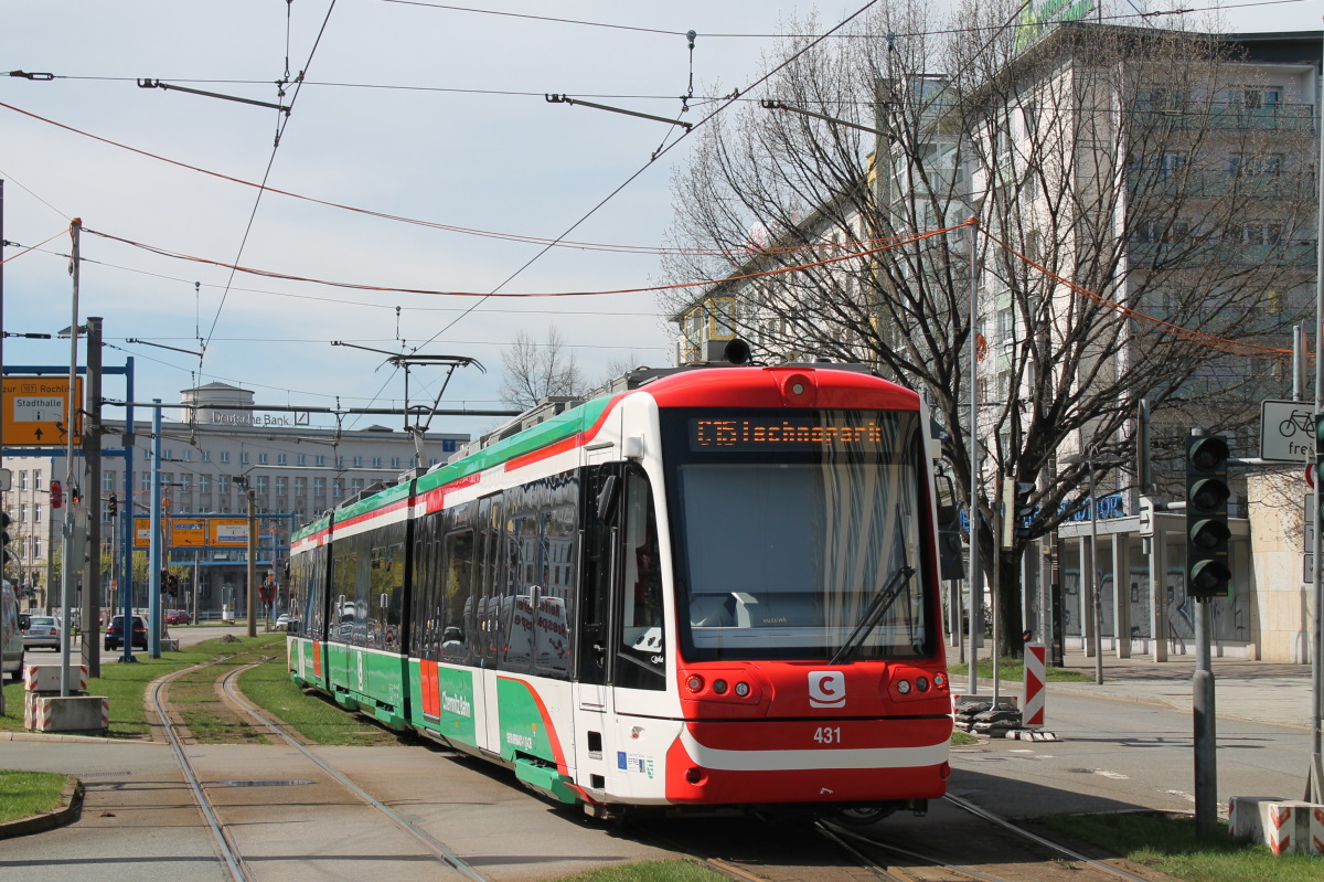 Chemnitz, Vossloh Citylink Br. 431; Chemnitz — Tram-railway system "Chemnitzer Modell" • Straßenbahn-Eisenbahnkonzept "Chemnitzer Modell"