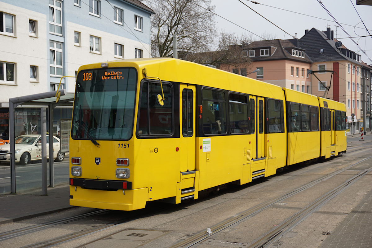 Эссен – Мюльхайм-ан-дер-Рур, Duewag M8C № 1151