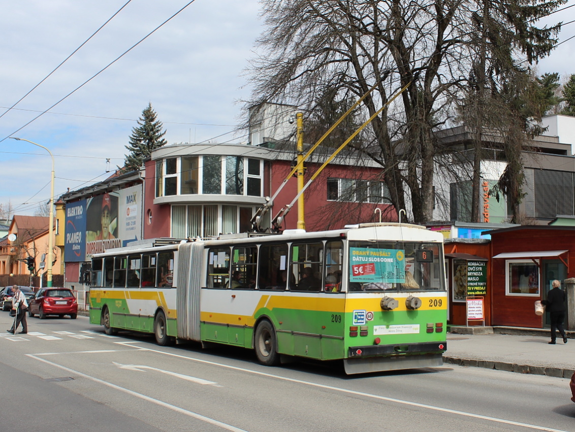 Жилина, Škoda 15Tr10/7 № 209