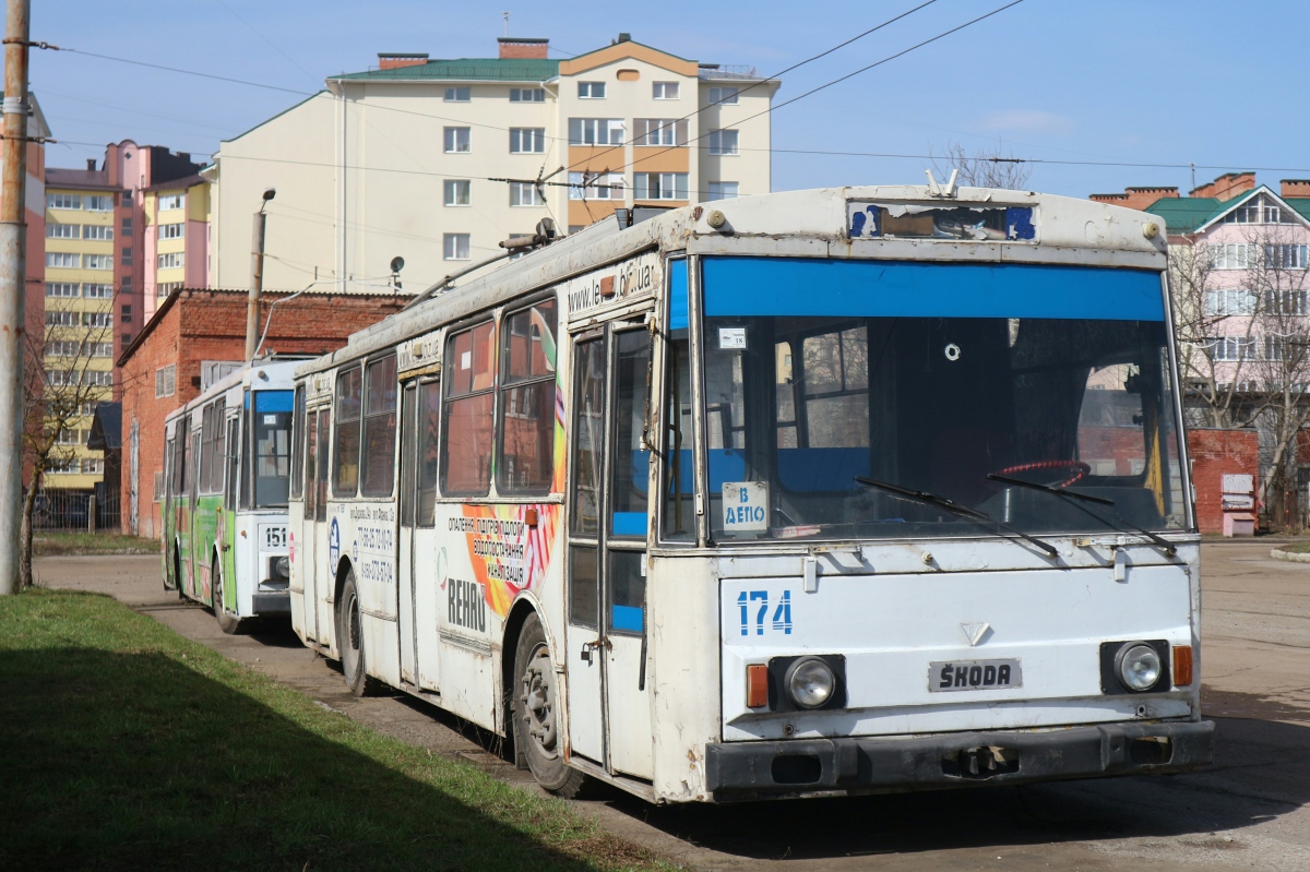 Ивано-Франковск, Škoda 14Tr07 № 174