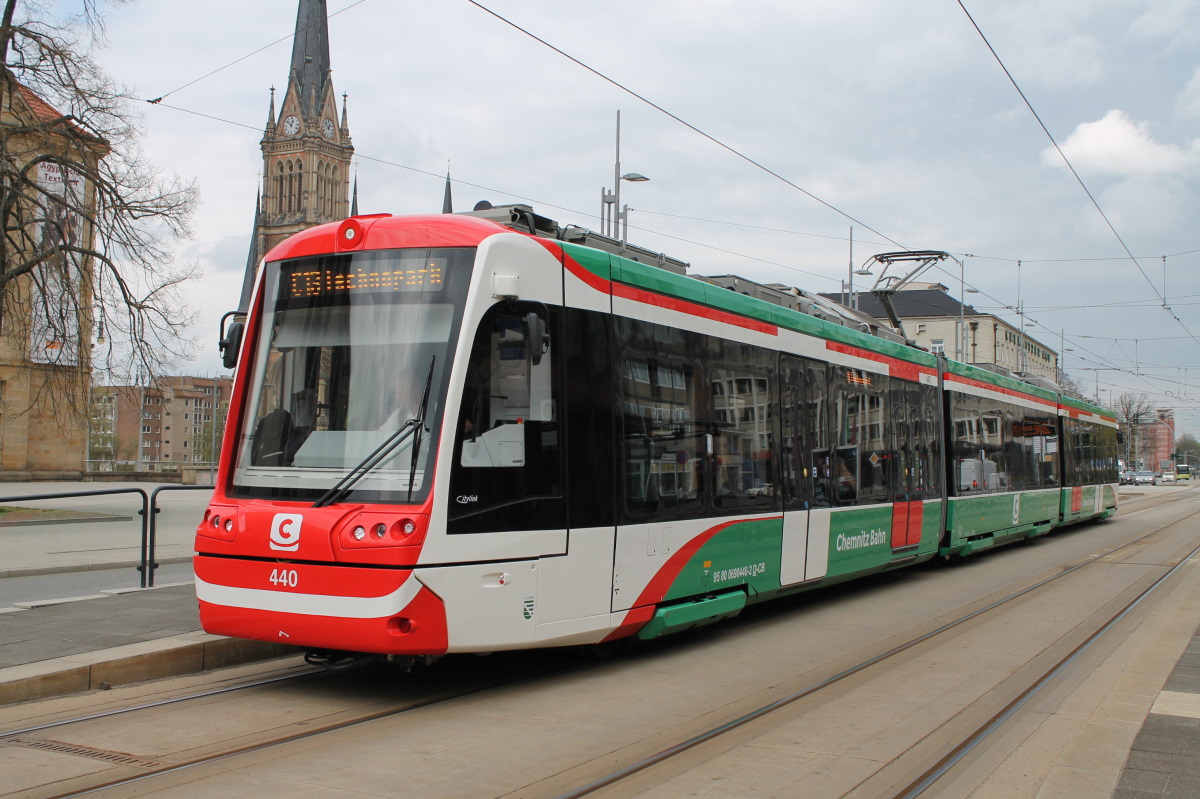 Хемніц, Vossloh Citylink № 440; Хемніц — Трамвайно-железнодорожная система «Хемницер Модель»