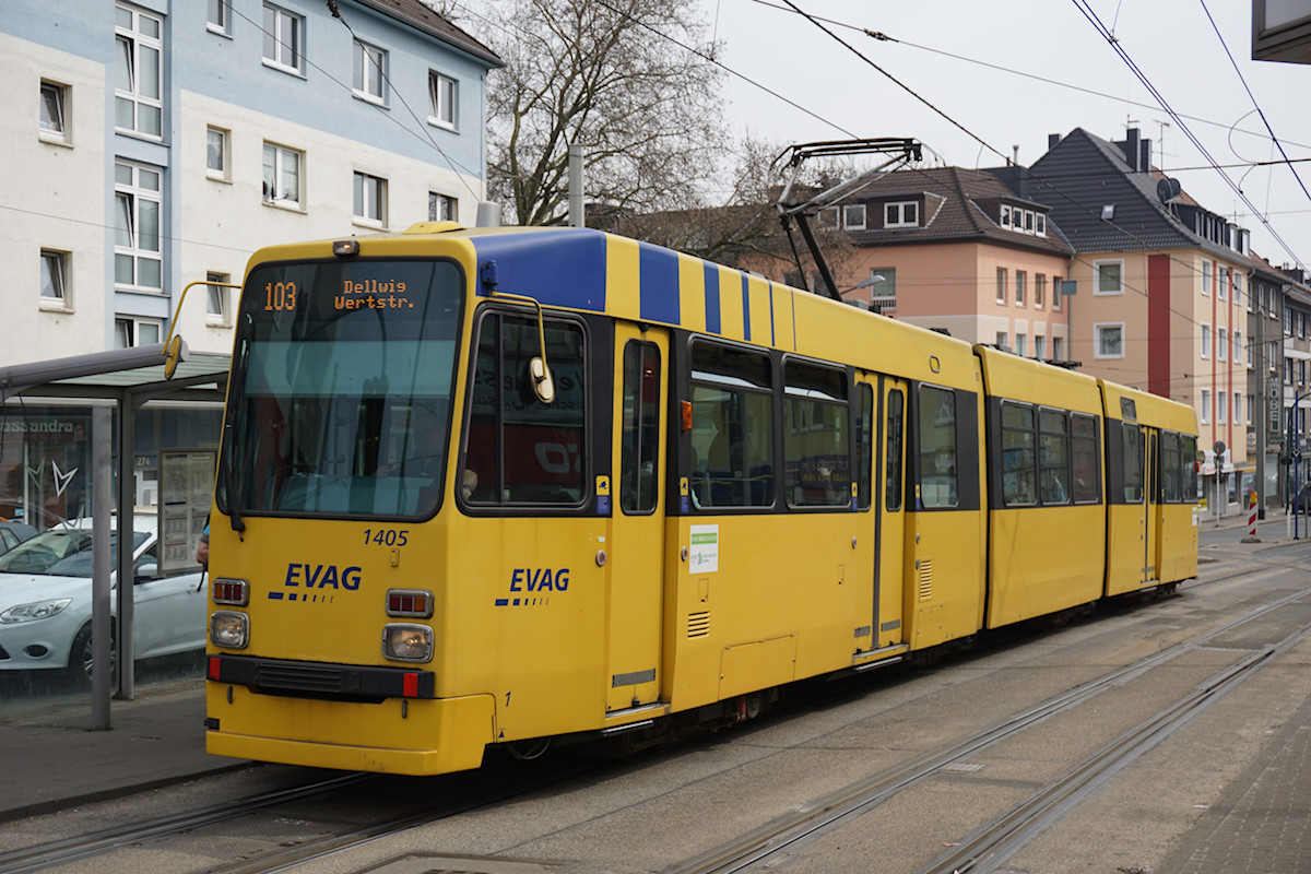 Essen – Mülheim an der Ruhr, Duewag M8C Nr. 1405