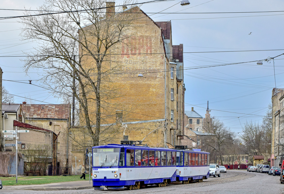 Рига, Tatra T3MR (T6B5-R) № 35076