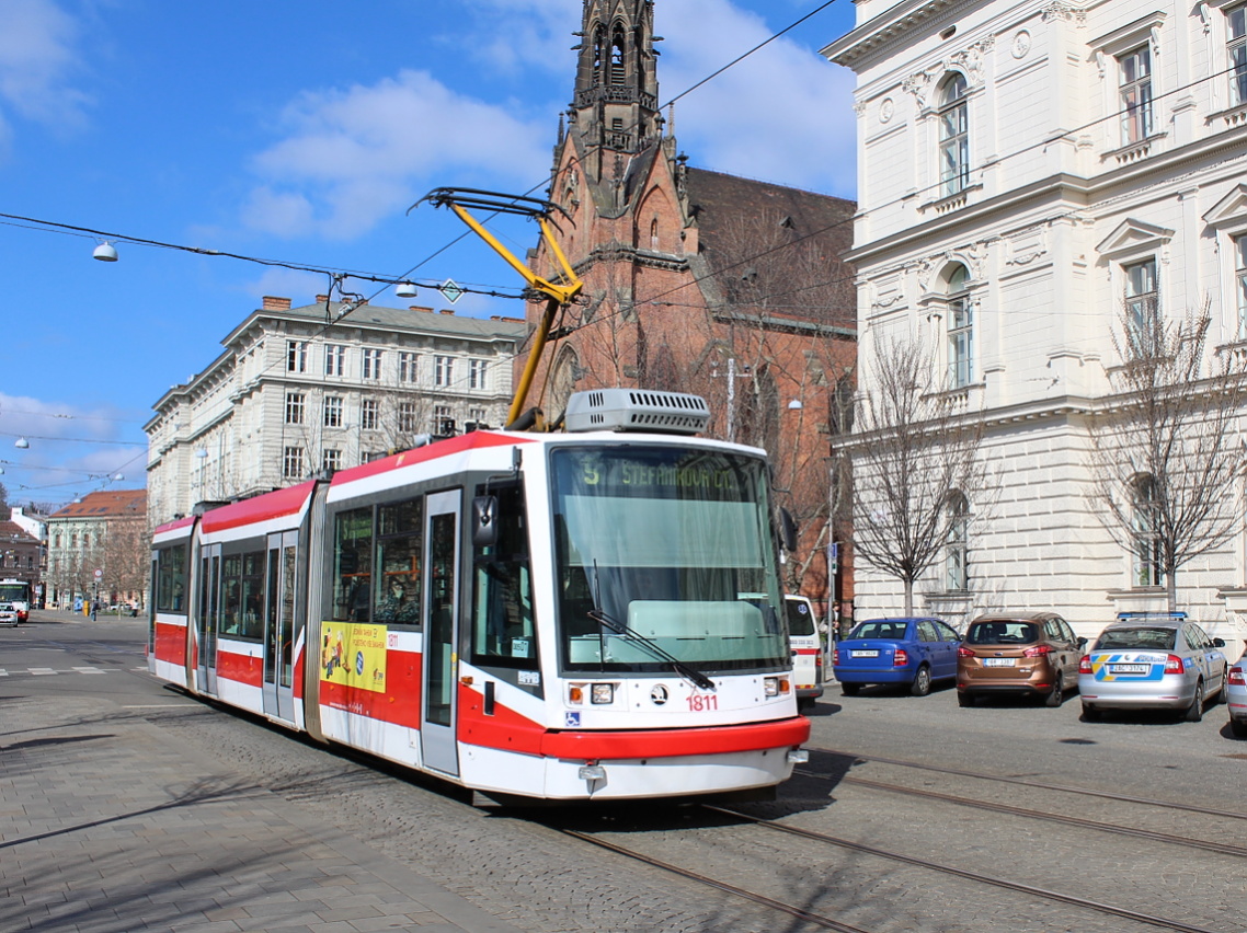 Brno, Škoda 03T6 Anitra № 1811