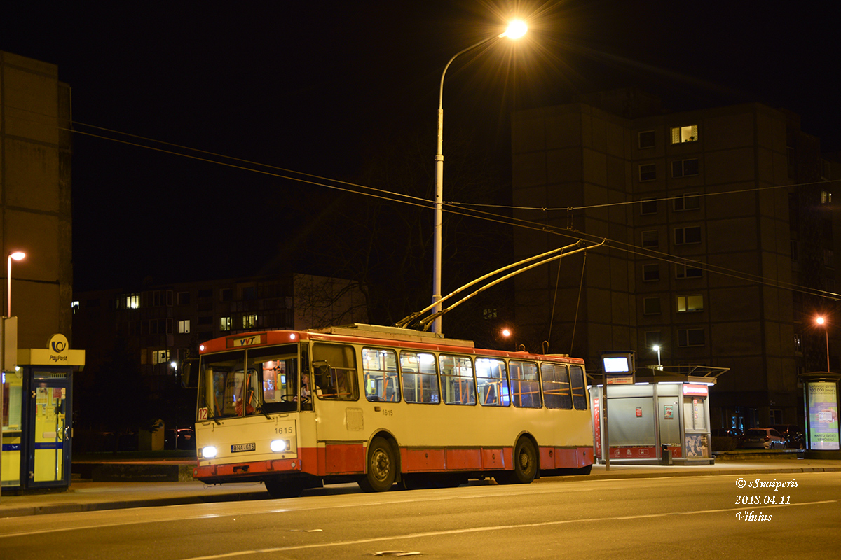 Vilnius, Škoda 14Tr13/6 N°. 1615