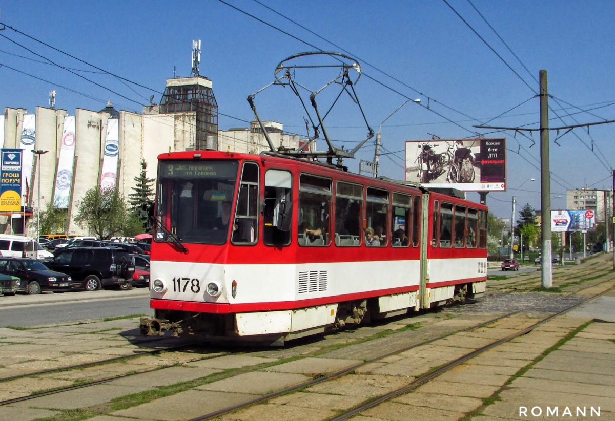 Львов, Tatra KT4D № 1178