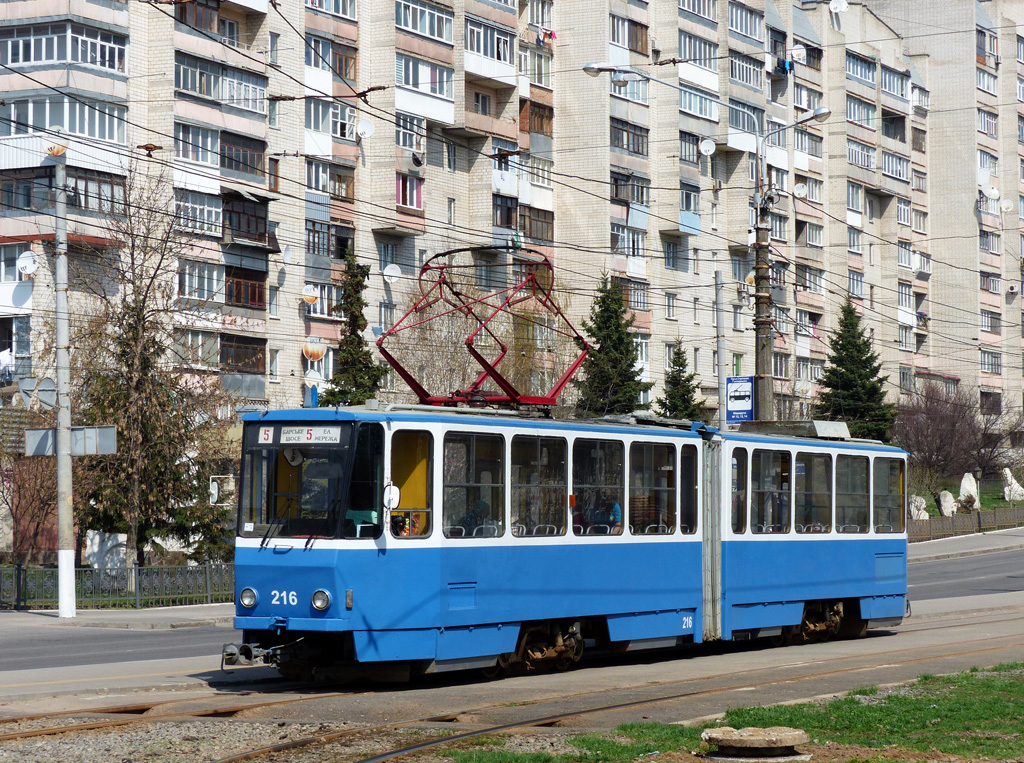 Винница, Tatra KT4SU № 216