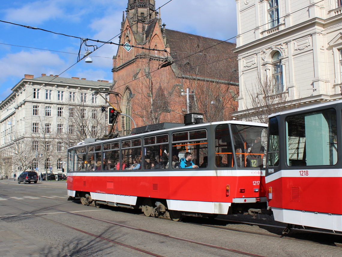 Брно, Tatra T6A5 № 1217