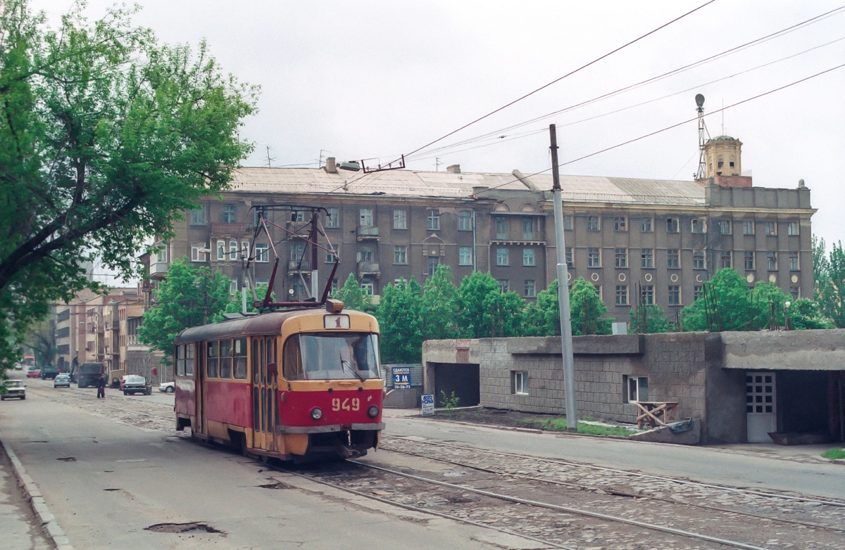 Донецк, Tatra T3SU № 949; Донецк — Фотографии Штефана Шпенглера — 30.04-1.05.1999