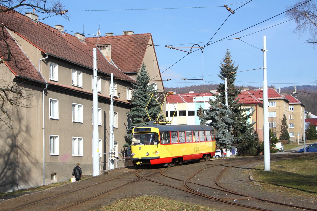 Мост ― Литвинов, Tatra T3M.3 № 310