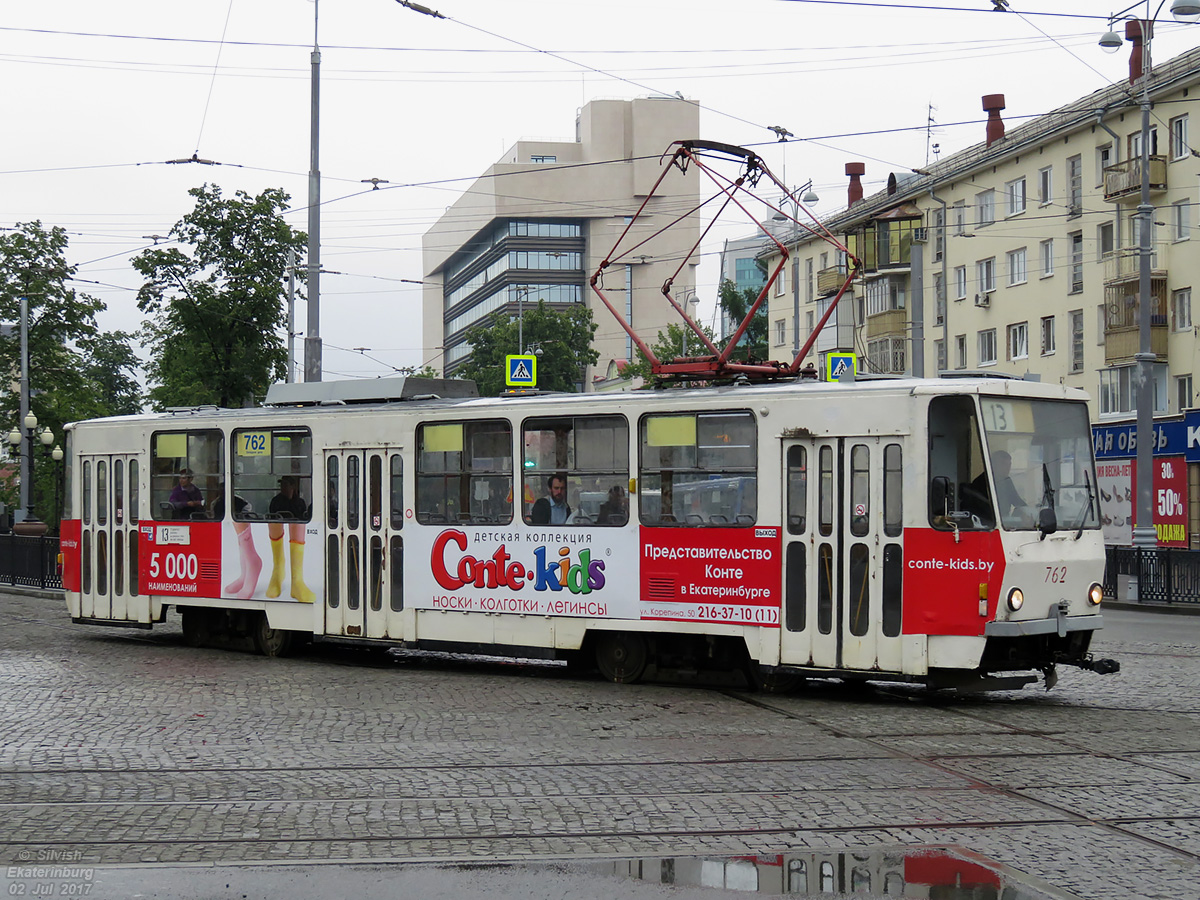 Jekaterinburga, Tatra T6B5SU № 762