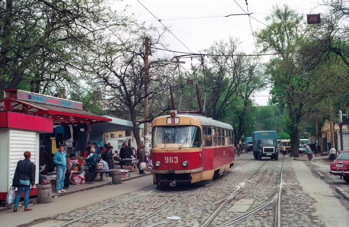 Донецк, Tatra T3SU № 963; Донецк — Фотографии Штефана Шпенглера — 30.04-1.05.1999