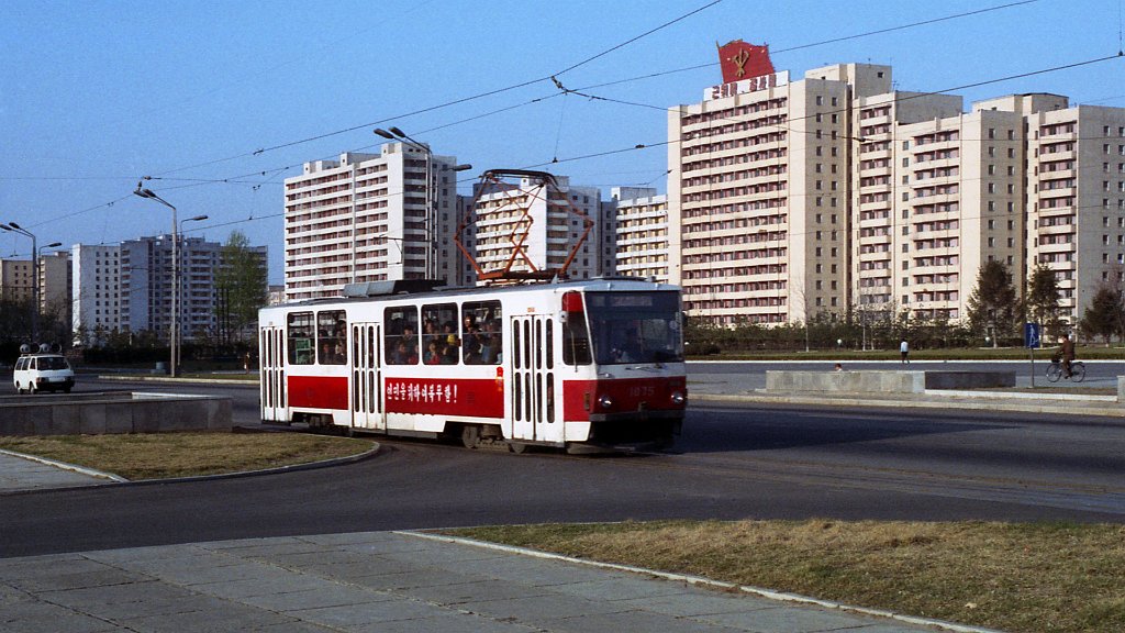 Pyongyang, Tatra T6B5K Br. 1075; Pyongyang — Historical photos — Tramway and Trolleybus (1991+)