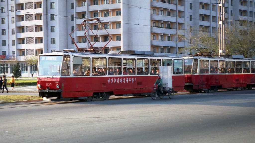 Pyongyang, Tatra T6B5K Br. 1127; Pyongyang — Historical photos — Tramway and Trolleybus (1991+)