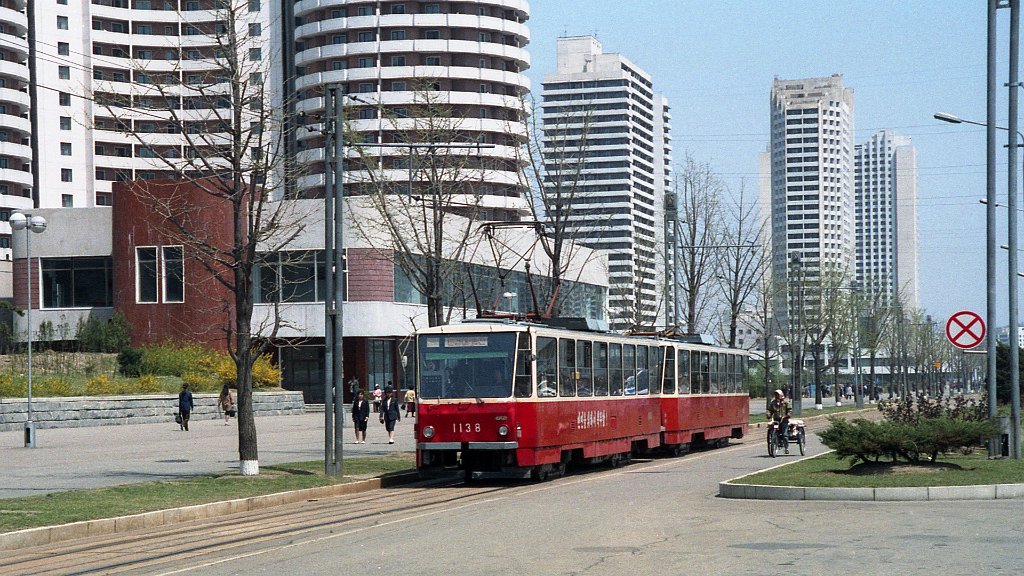 Pyongyang, Tatra T6B5K Br. 1138; Pyongyang — Historical photos — Tramway and Trolleybus (1991+)
