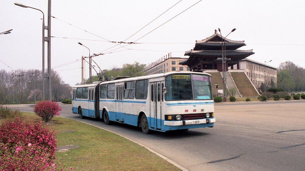 Pyongyang, Chollima 862 Br. 140; Pyongyang — Historical photos — Tramway and Trolleybus (1991+)