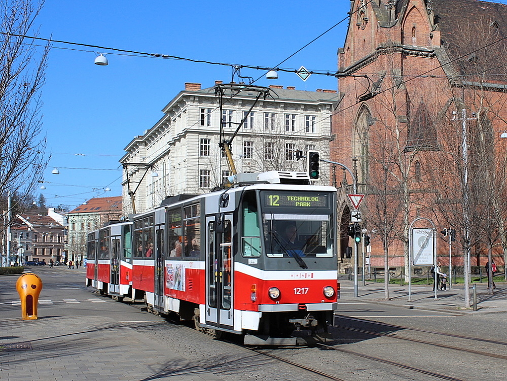Brno, Tatra T6A5 # 1217