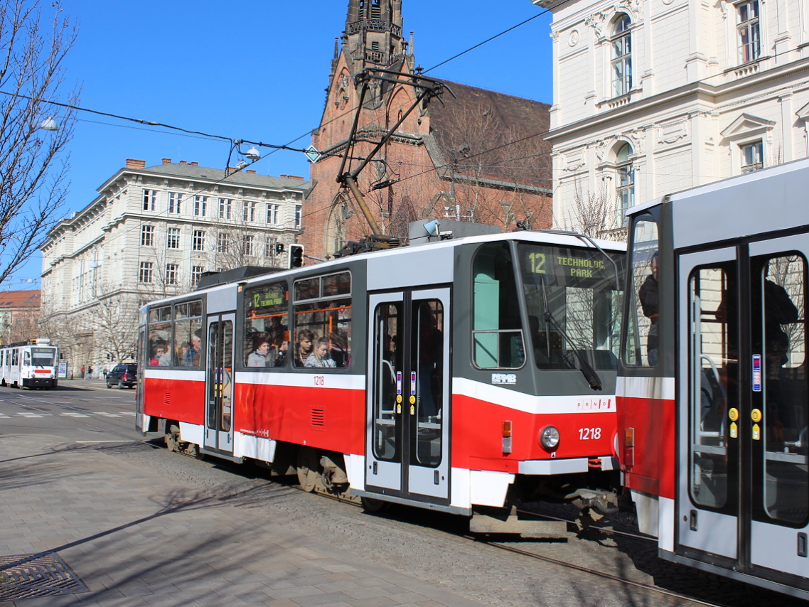 Брно, Tatra T6A5 № 1218