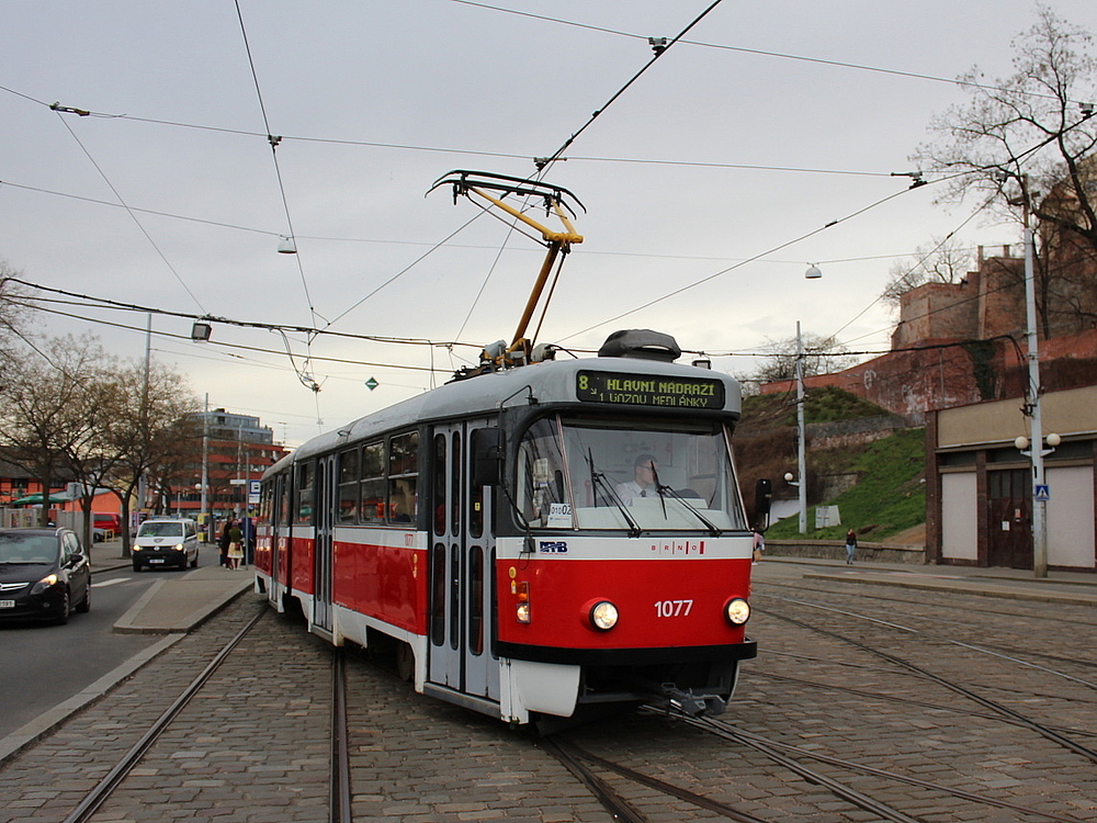 Брно, Tatra K2P № 1077
