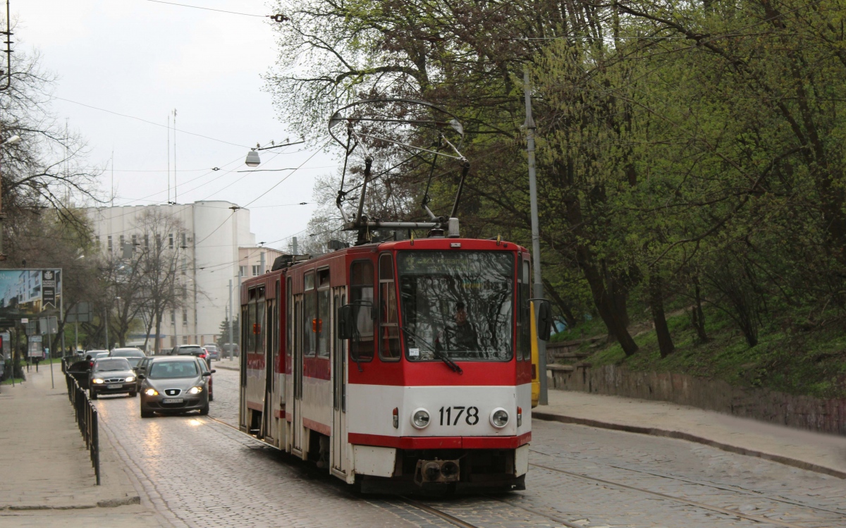 Львов, Tatra KT4D № 1178