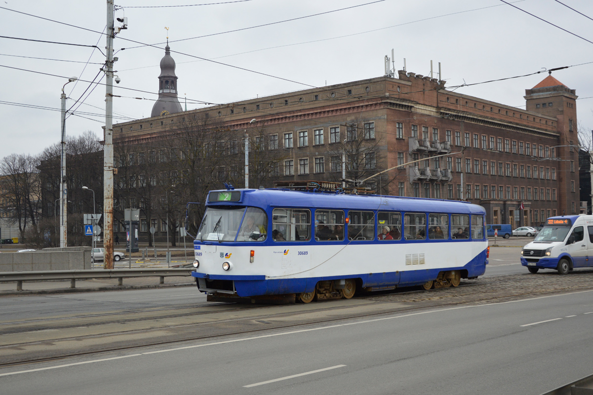 Рига, Tatra T3A № 30689