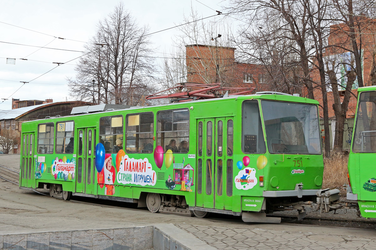 Екатеринбург, Tatra T6B5SU № 751
