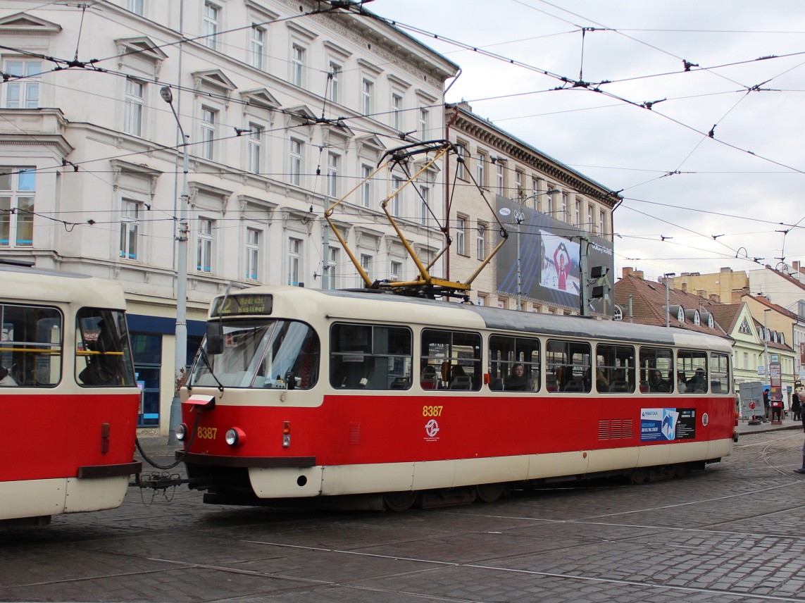 Прага, Tatra T3R.P № 8387