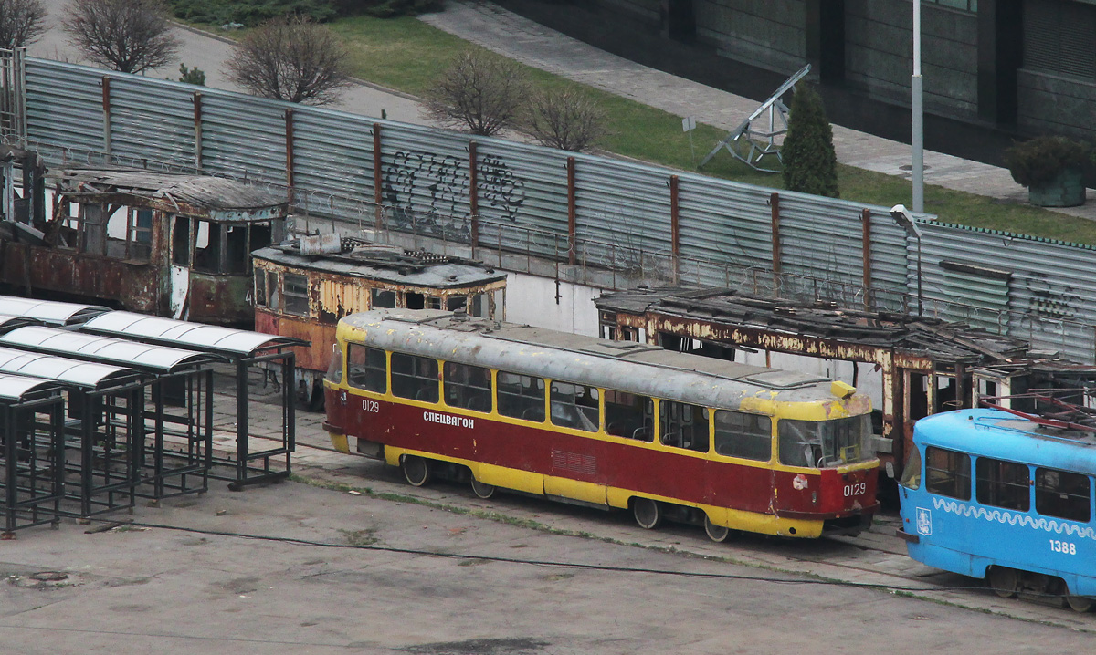 Москва, Tatra T3SU № 0129