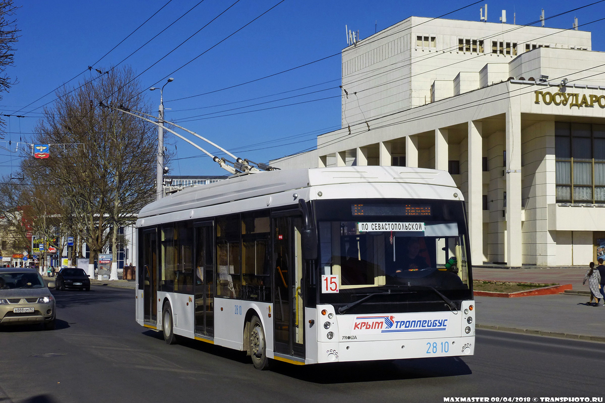 Крымский троллейбус, Тролза-5265.03 «Мегаполис» № 2810 Крымский троллейбус, Тролза-5265.03 «Мегаполис» № 2810
