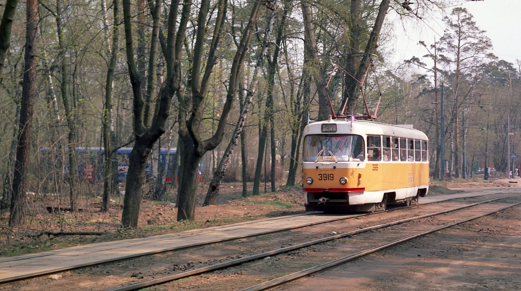 Moscou, Tatra T3SU N°. 3919