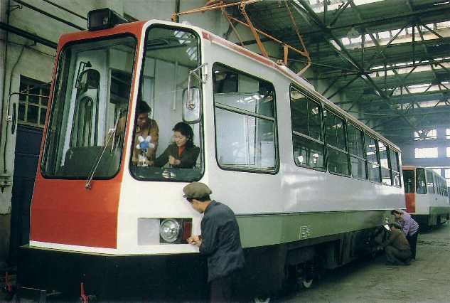 Pyongyang, Prototype 7.17 Br. б/н; Pyongyang — Historical photos — Tramway and Trolleybus (1991+); Pyongyang — New tramcars